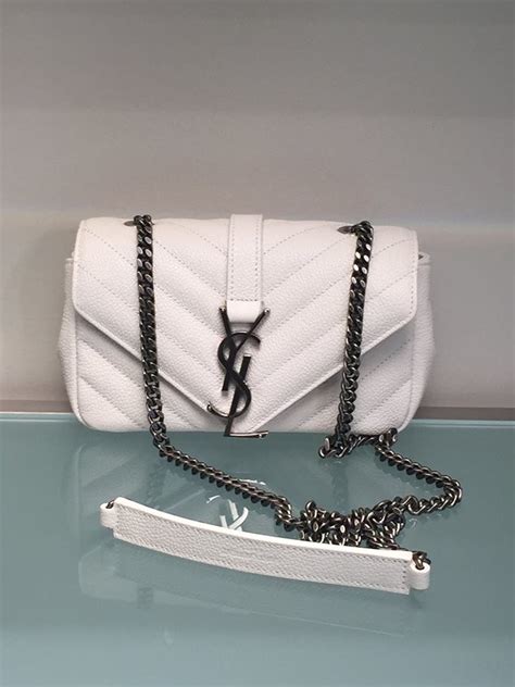 borsa bianca yves saint laurent